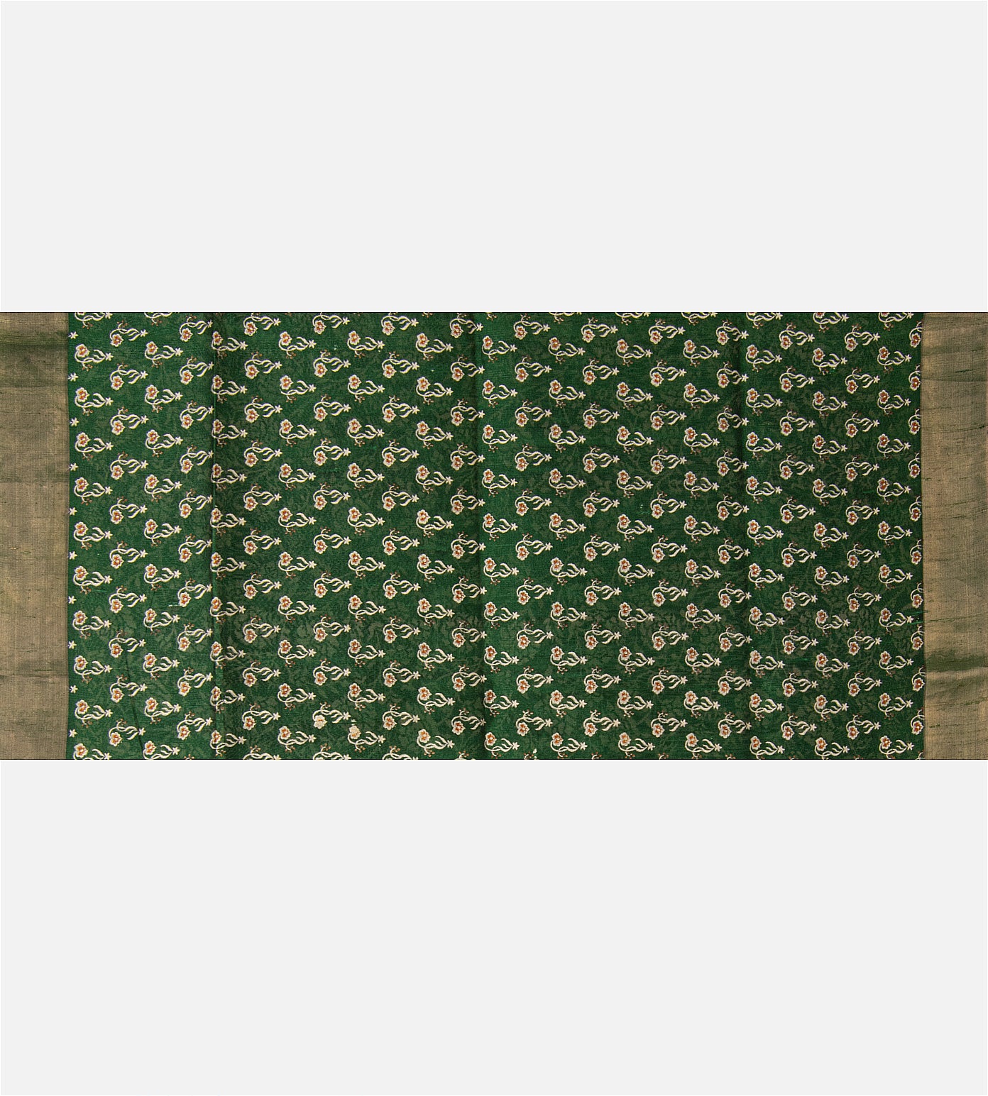 Green Raw Silk Saree