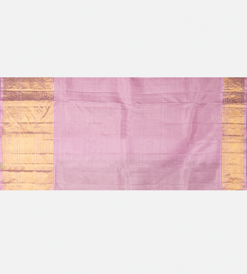 Dark Pink Kanchipuram Silk Saree