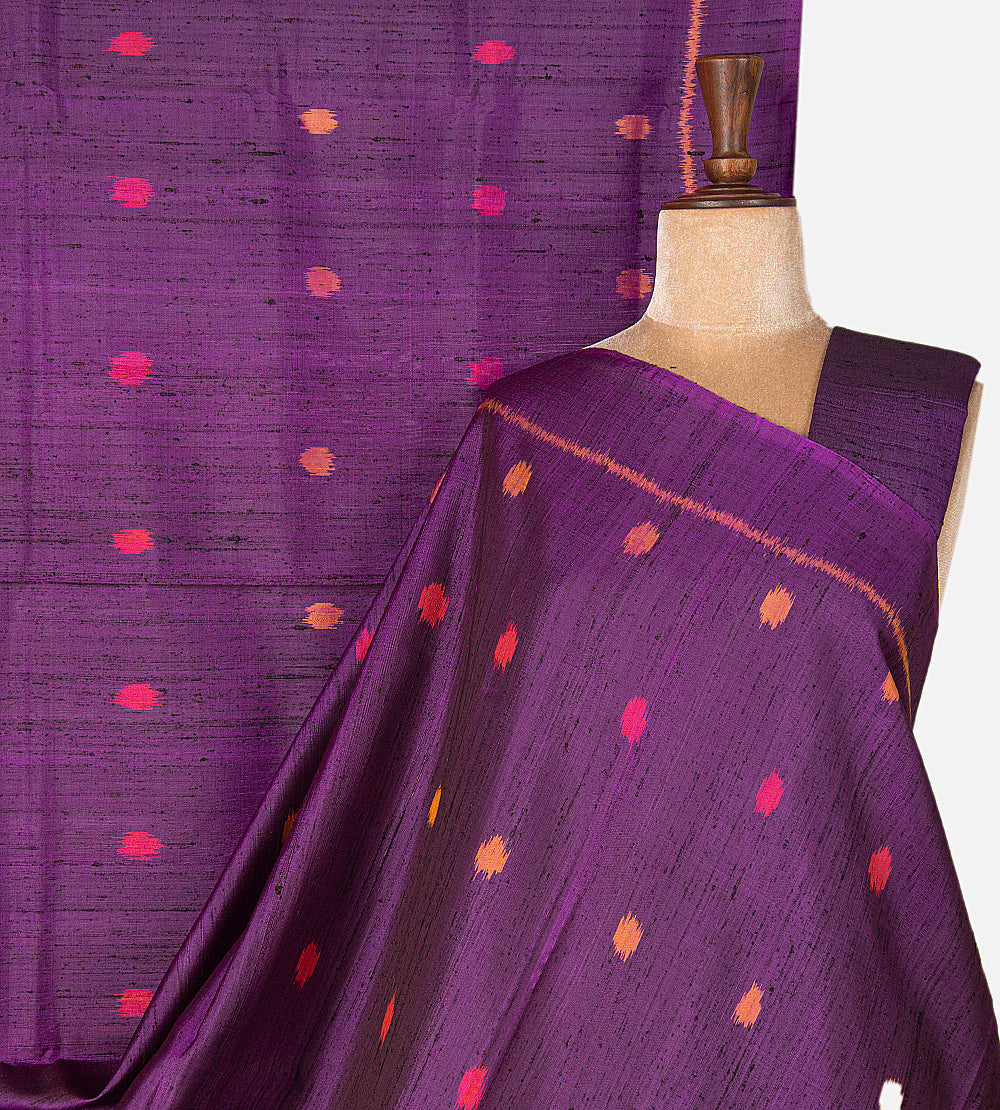 Purple Patola Silk Saree