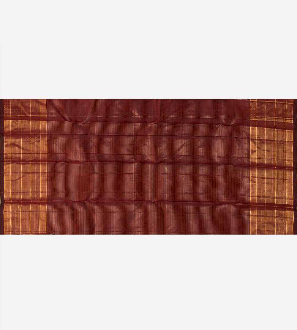 Maroon Kanchipuram Silk Saree