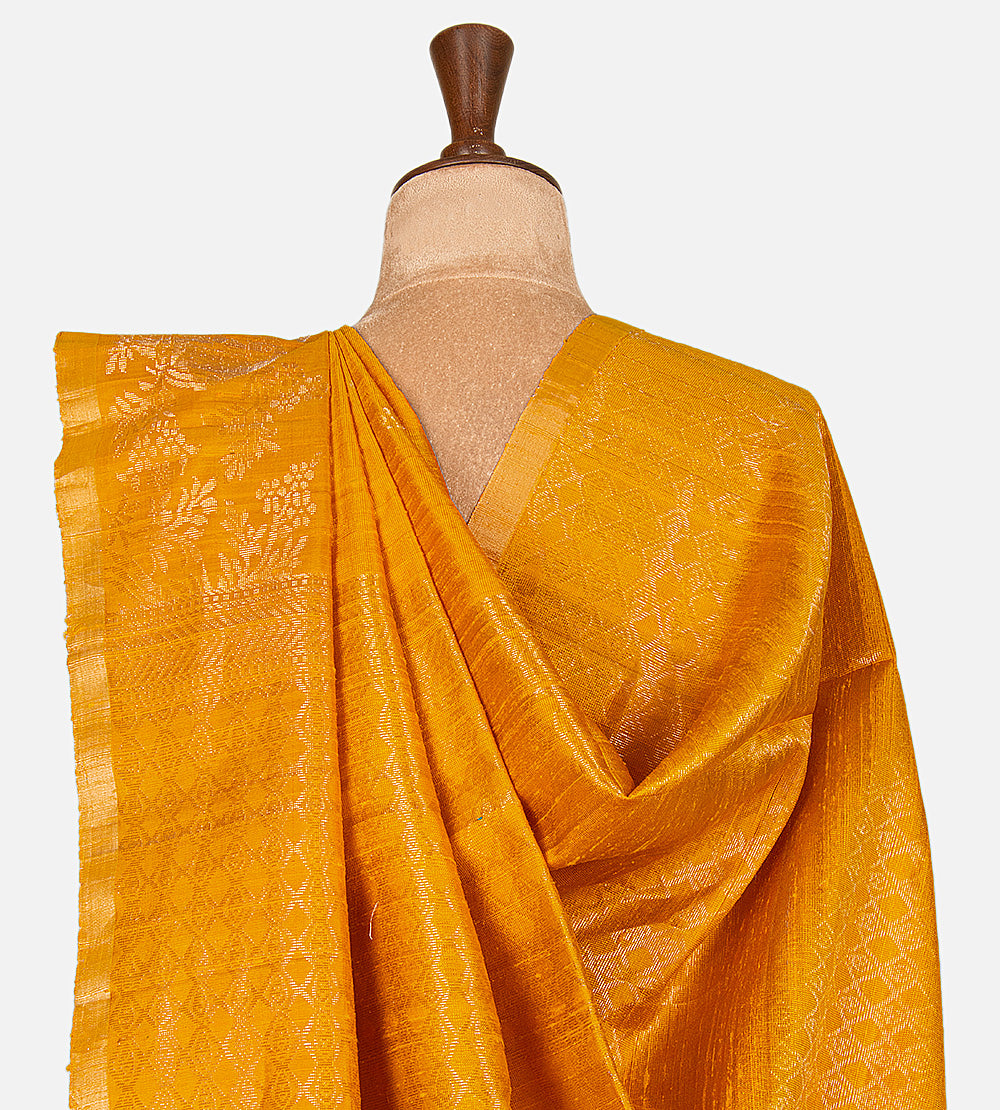 Yellow Soft Silk Saree