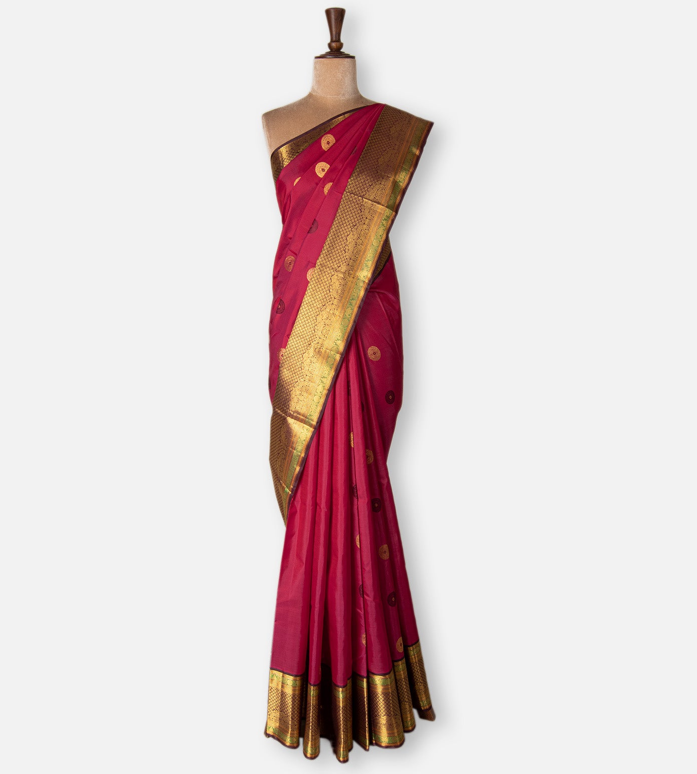 Pink Kanchipuram Silk Saree