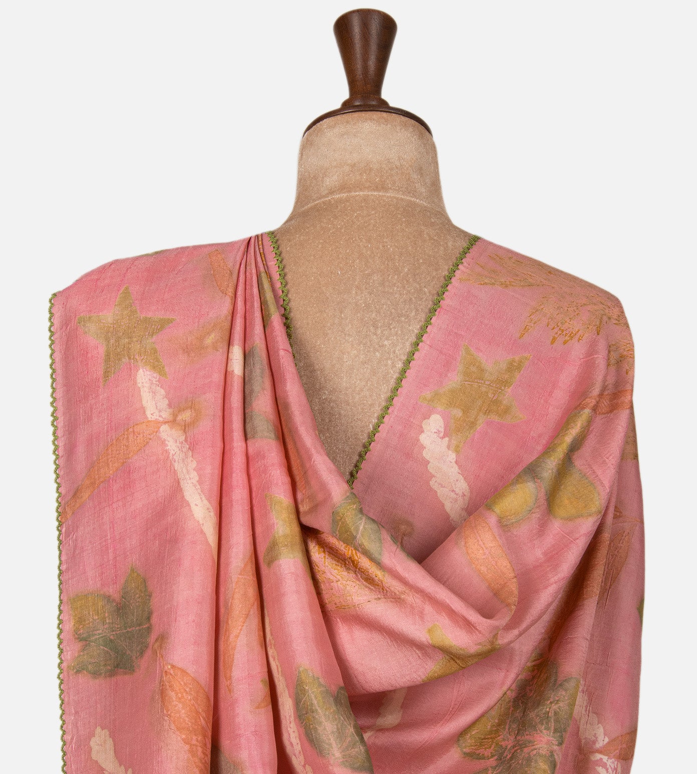 Pink Mulberry Silk Saree