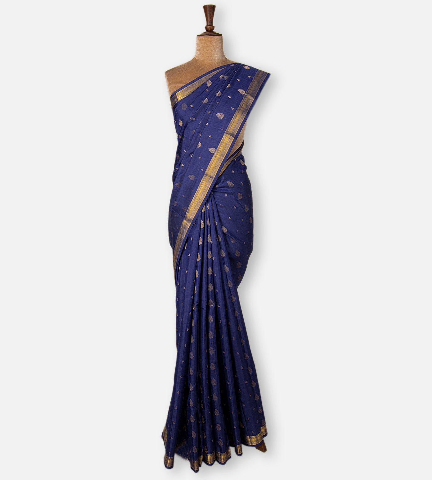 Blue Soft Silk Saree
