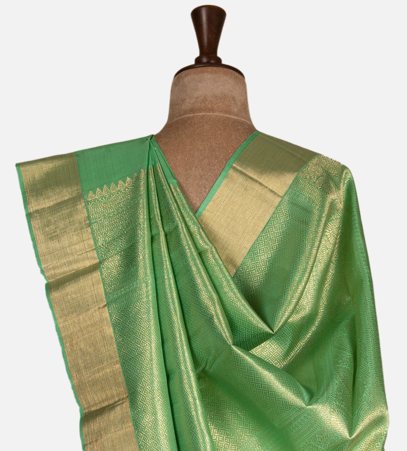 Green Kanchipuram Silk Saree