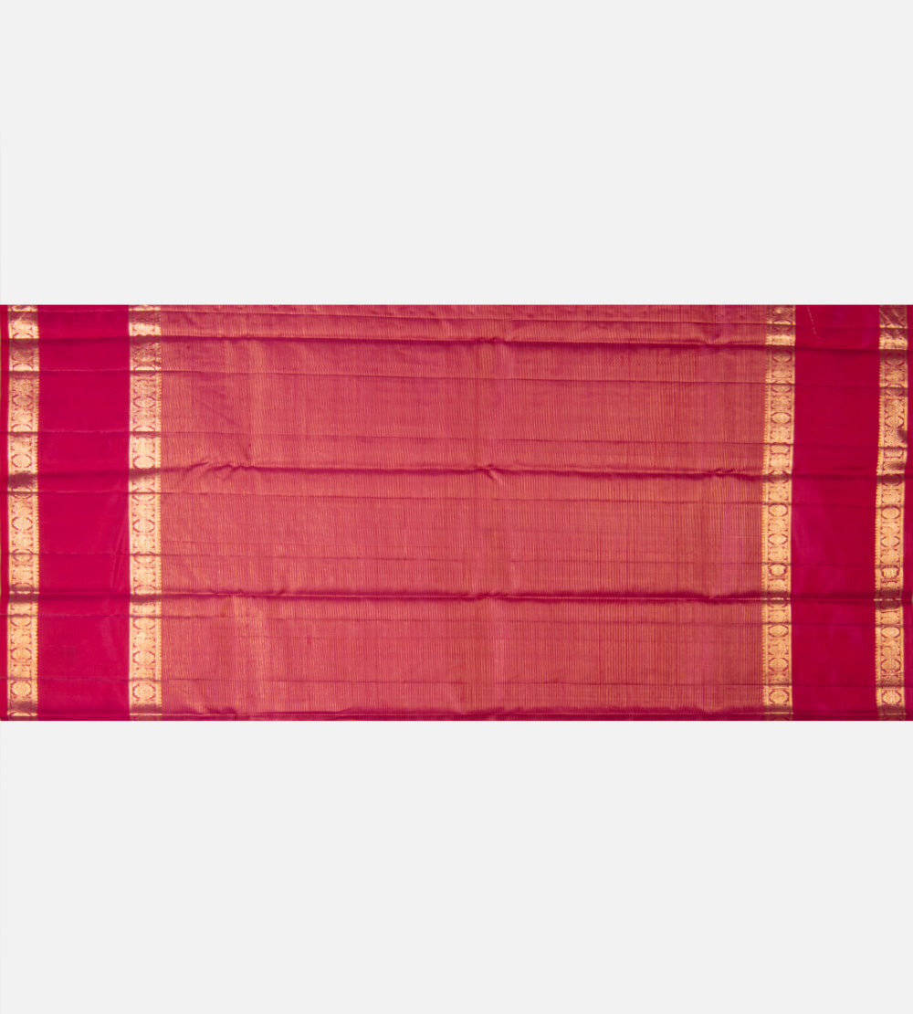 Pink Kanchipuram Silk Saree