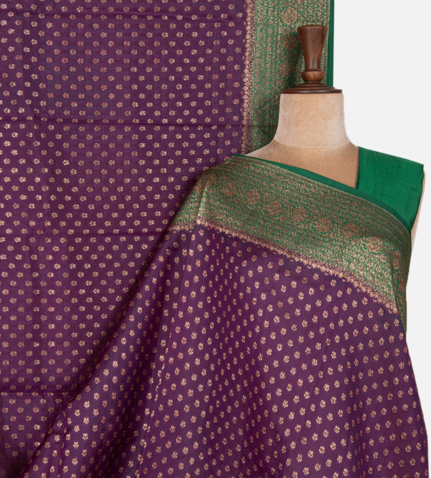 Purple Chaniya Silk Saree