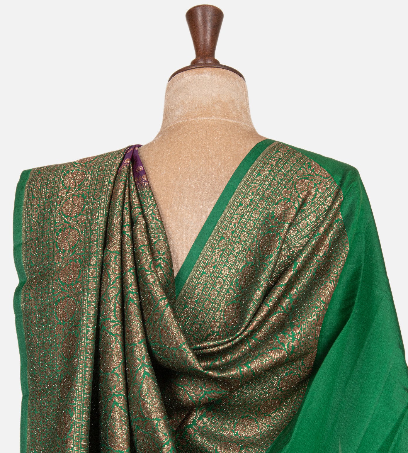 Purple Chaniya Silk Saree