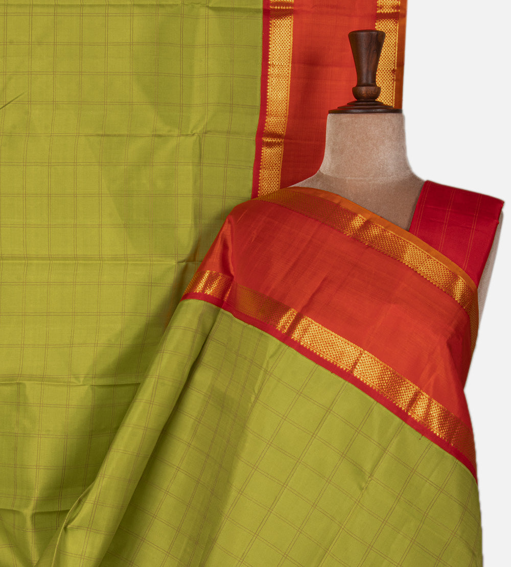 Green Kanchipuram Silk Saree