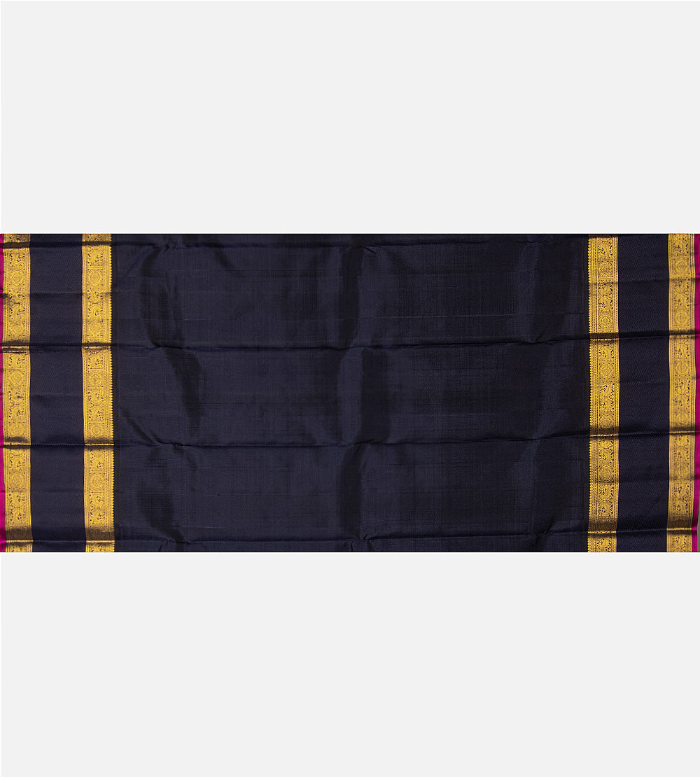 Blue Kanchipuram Silk Saree