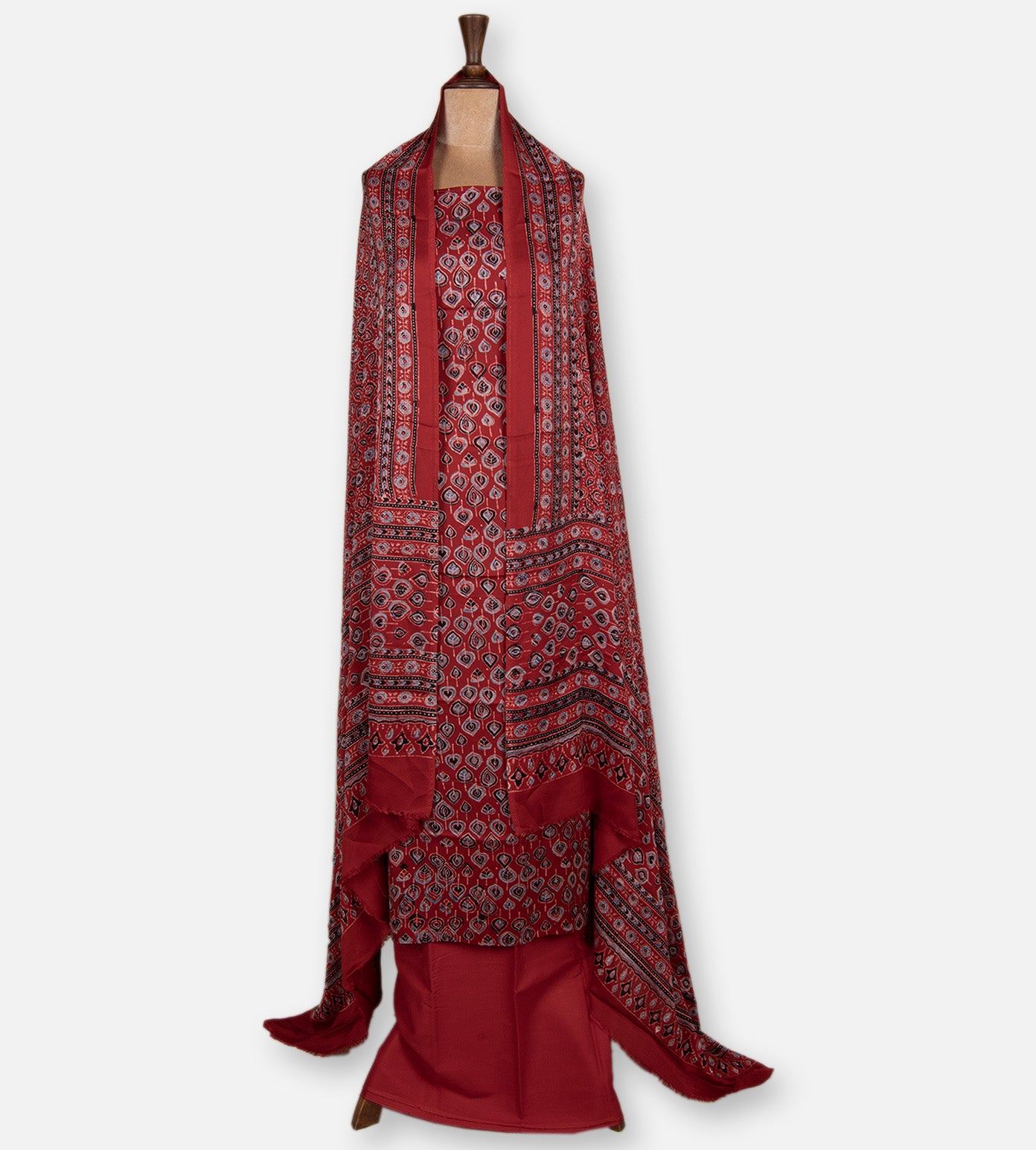 Red Modal Silk Salwar
