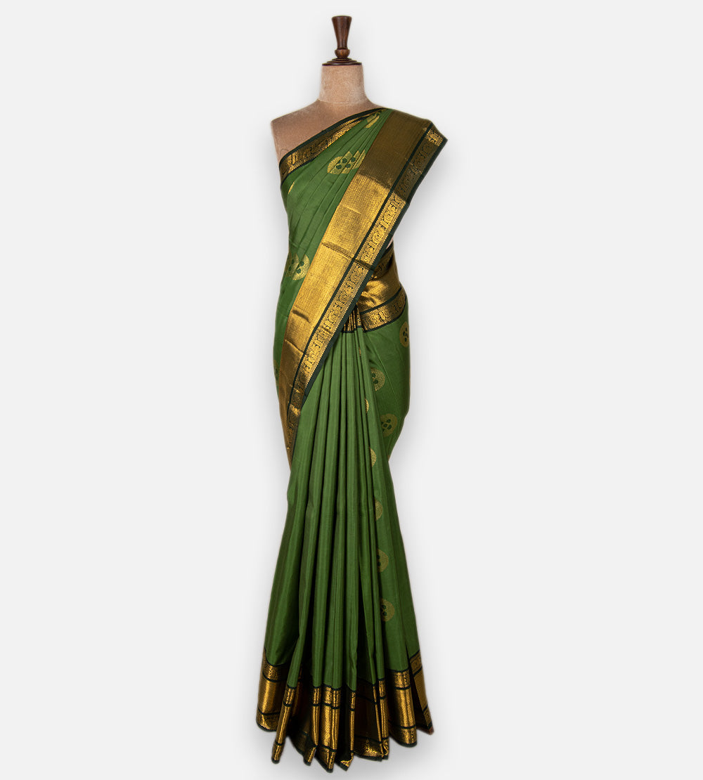 Green Kanchipuram Silk Saree