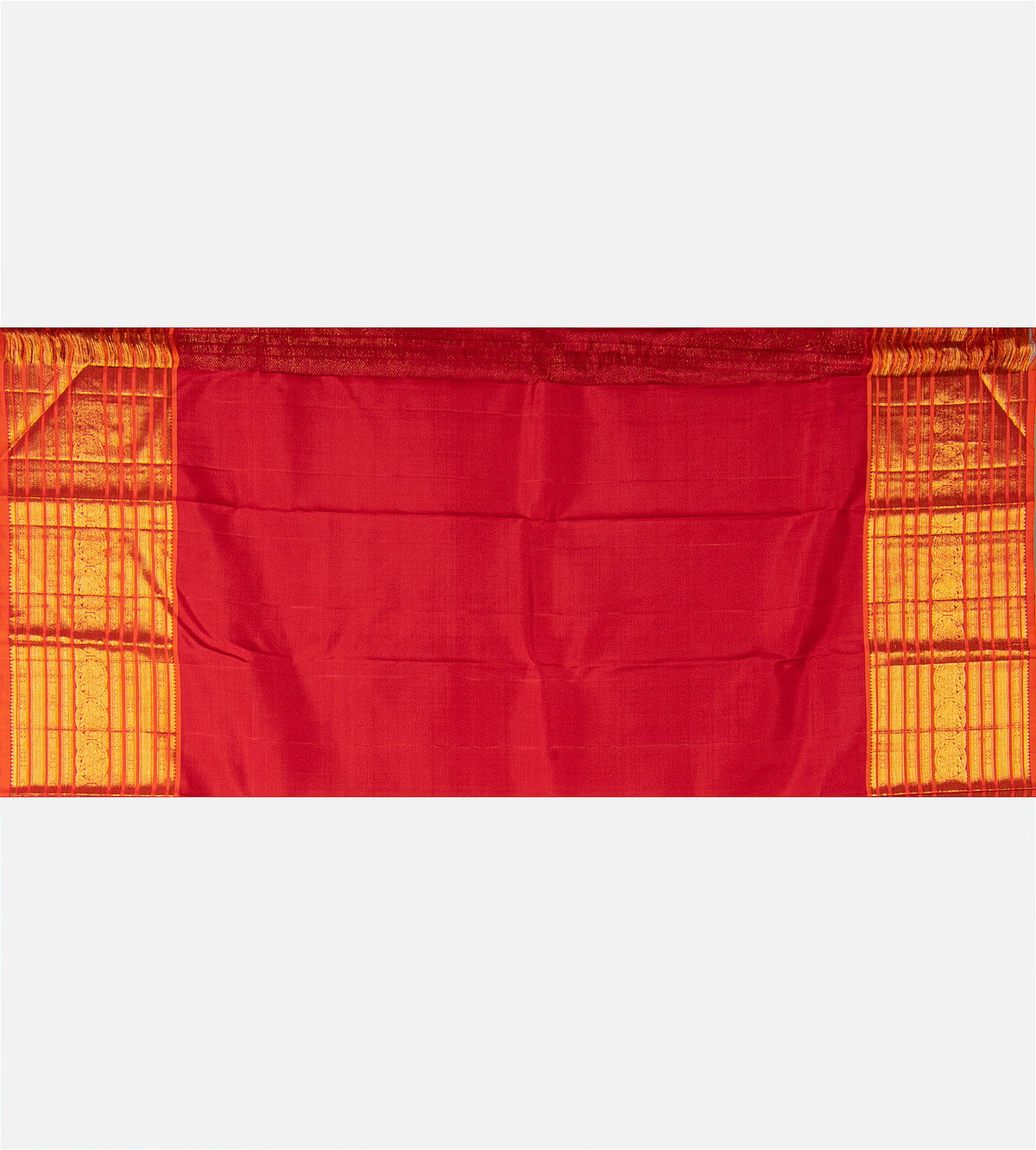 Beige Kanchipuram Silk Saree