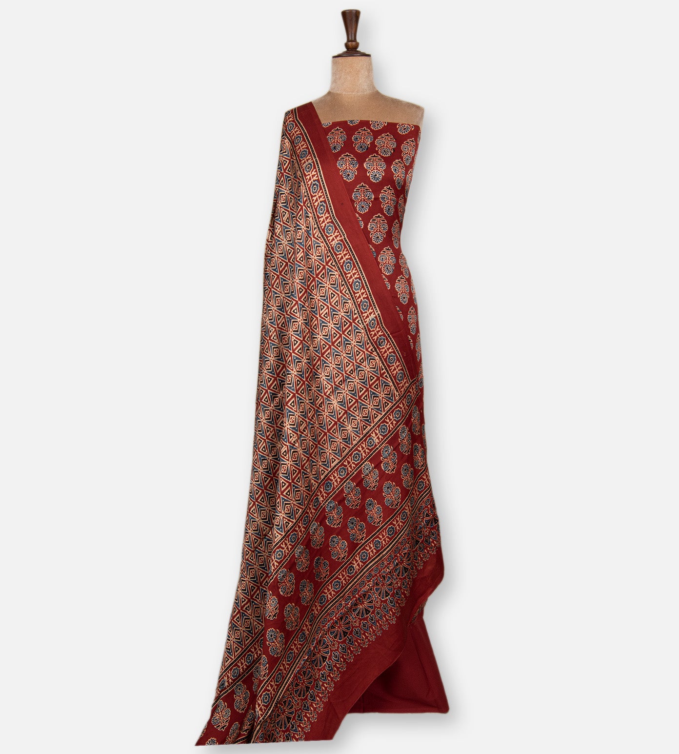 Maroon Modal Silk Salwar