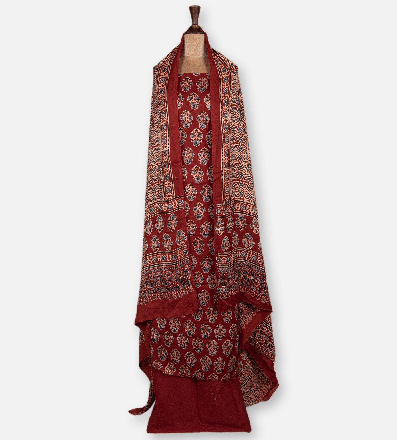 Maroon Modal Silk Salwar