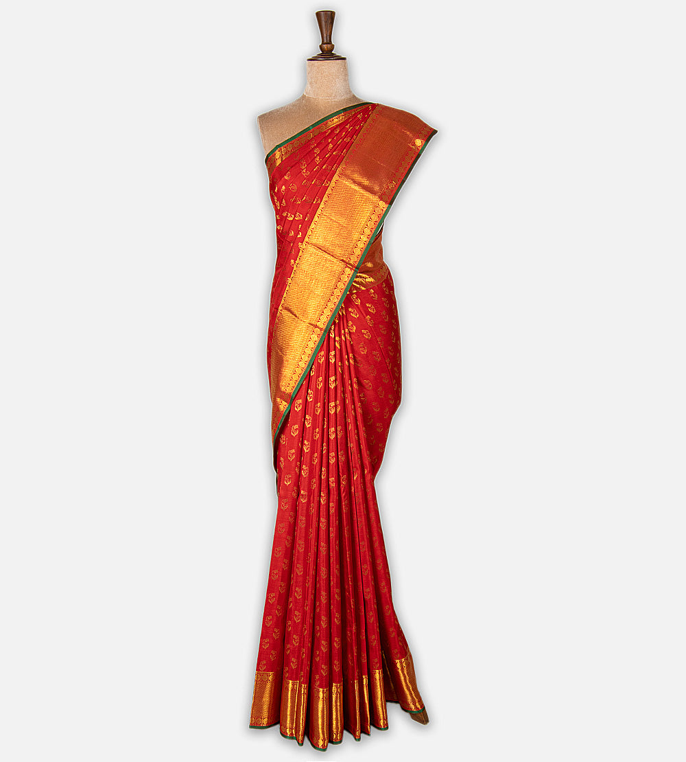 Red Kanchipuram Silk Saree