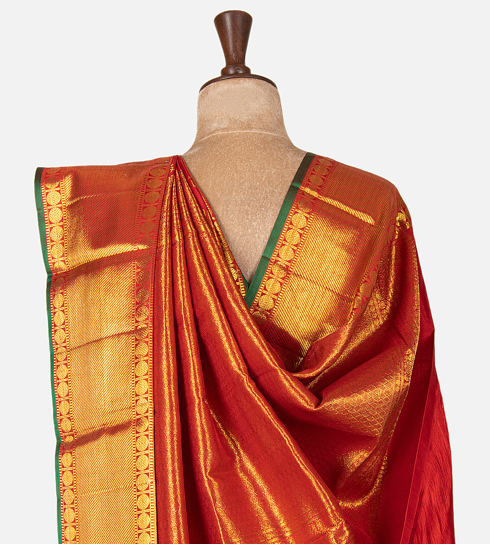 Red Kanchipuram Silk Saree