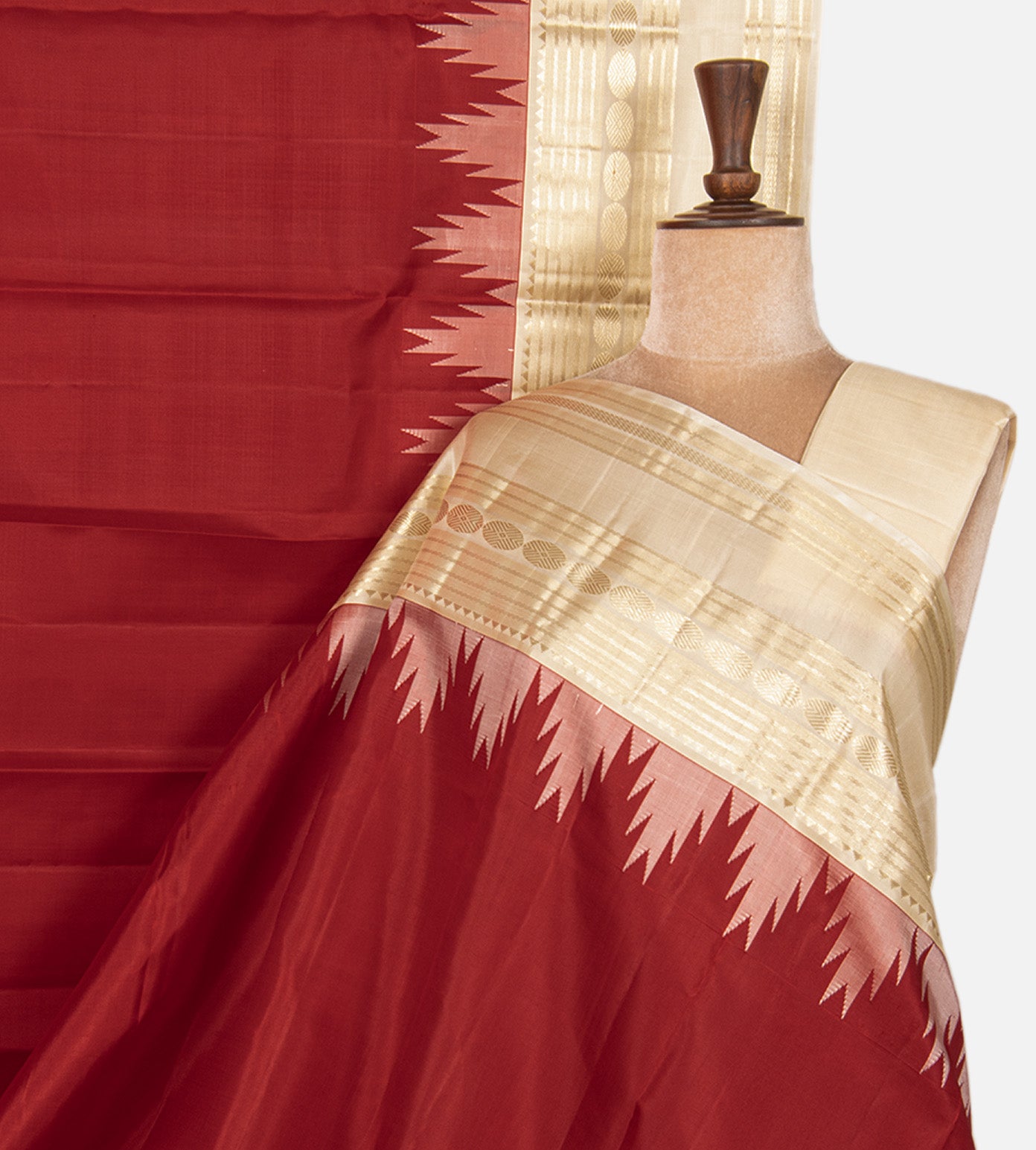 Red Kanchipuram Silk Saree