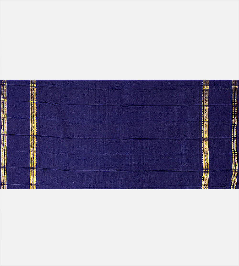 Blue Kanchipuram Silk Saree