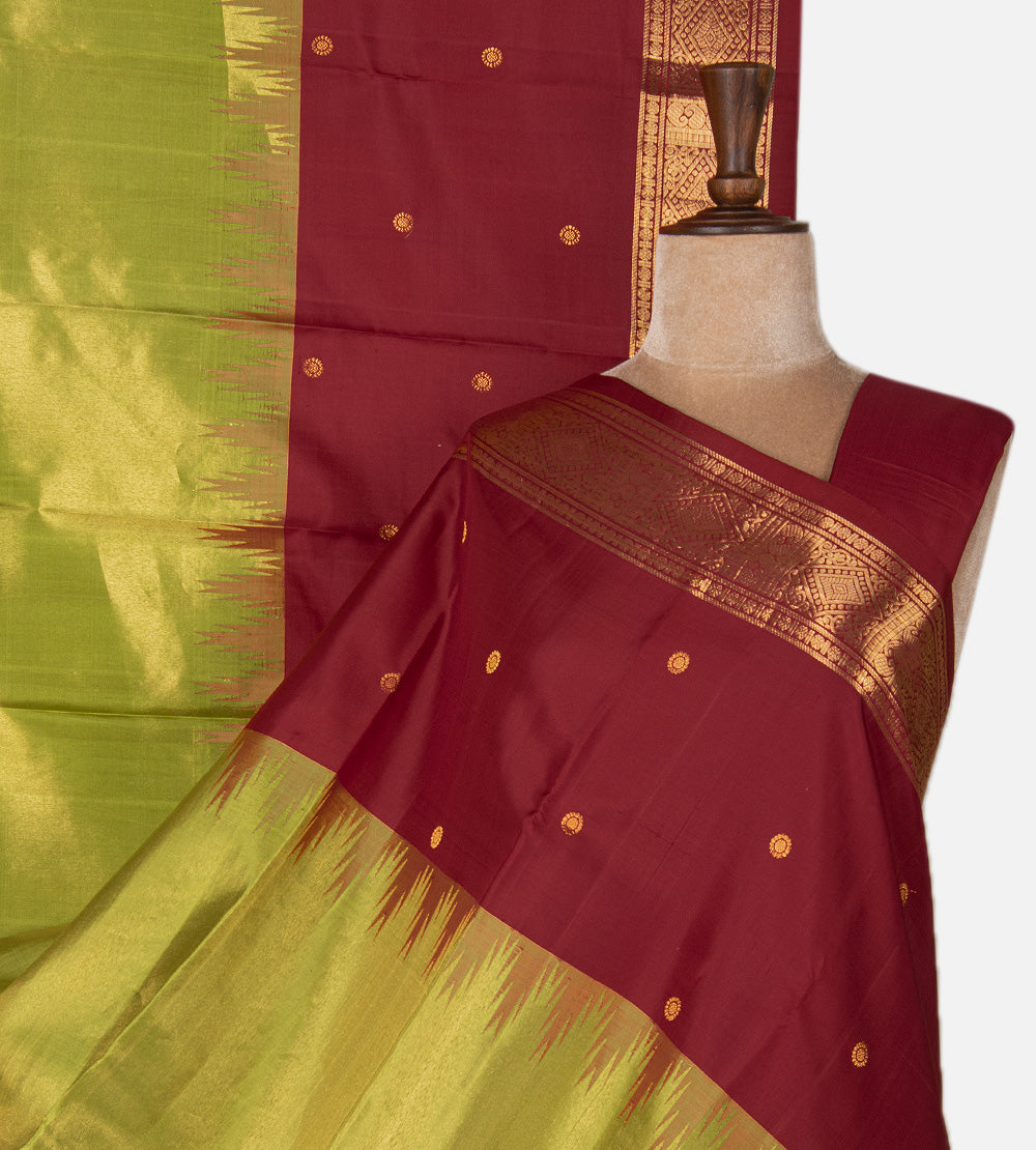 Green Kanchipuram Silk Saree