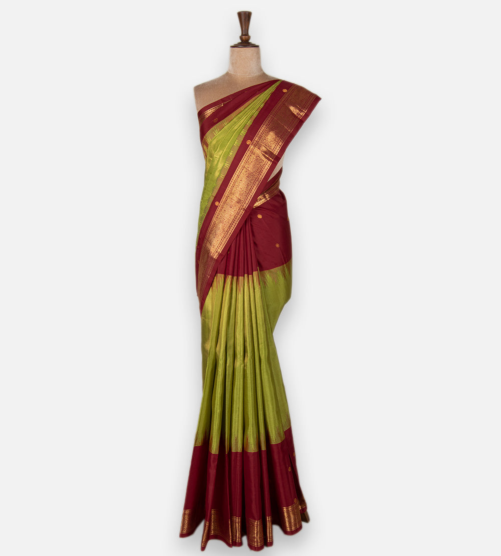 Green Kanchipuram Silk Saree