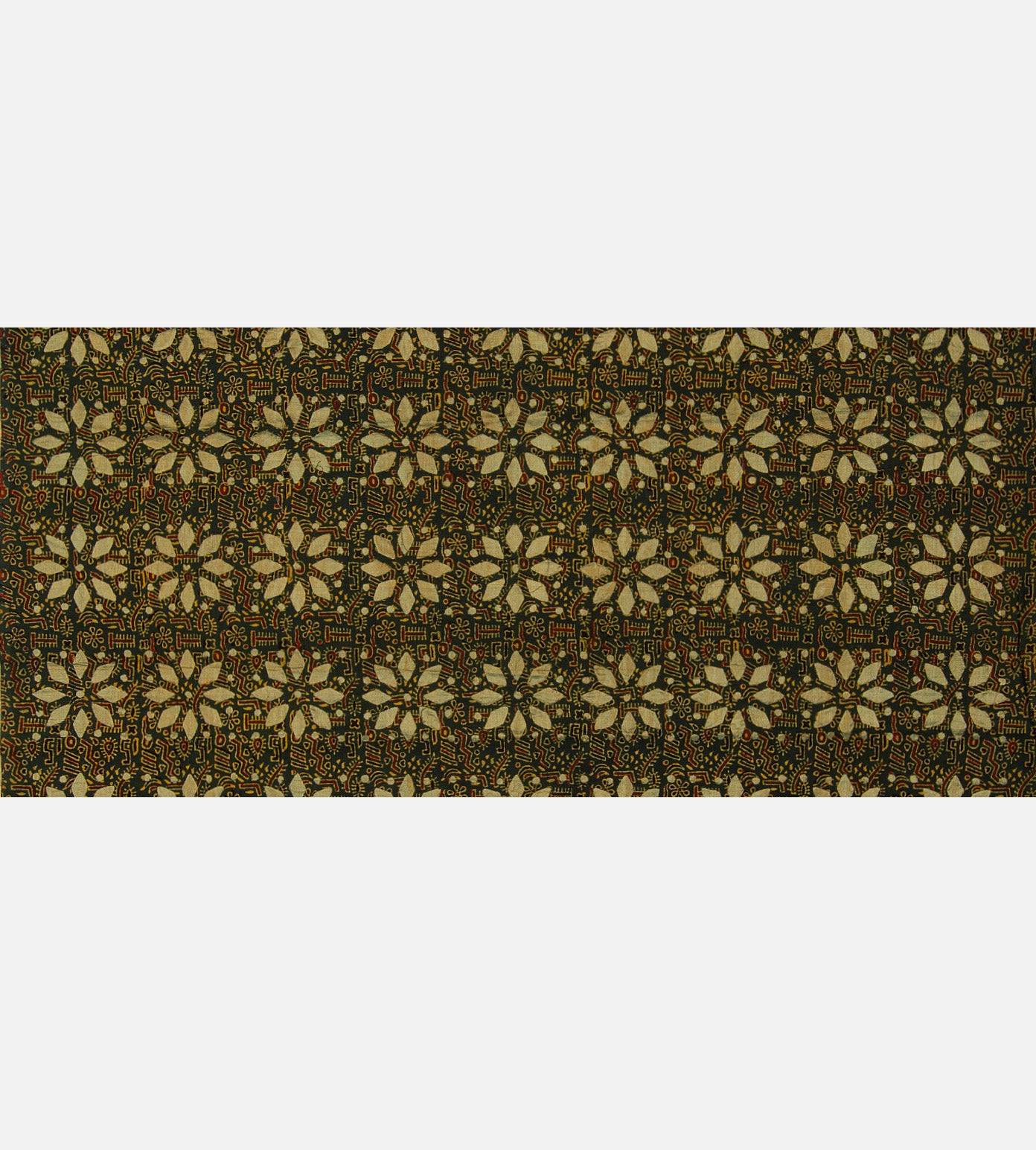 Green and Beige Tussar Saree