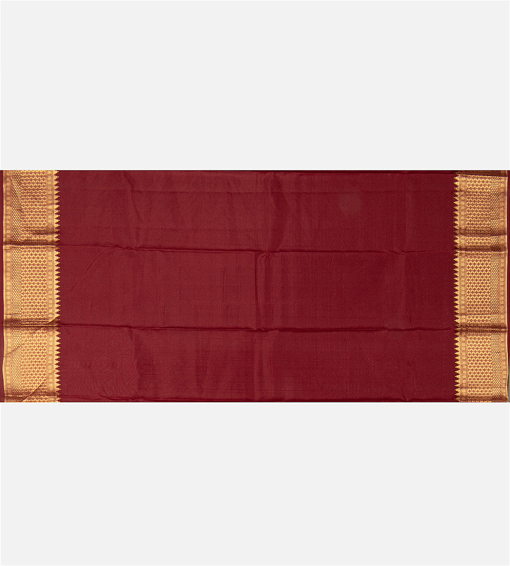 Maroon Soft Silk Saree