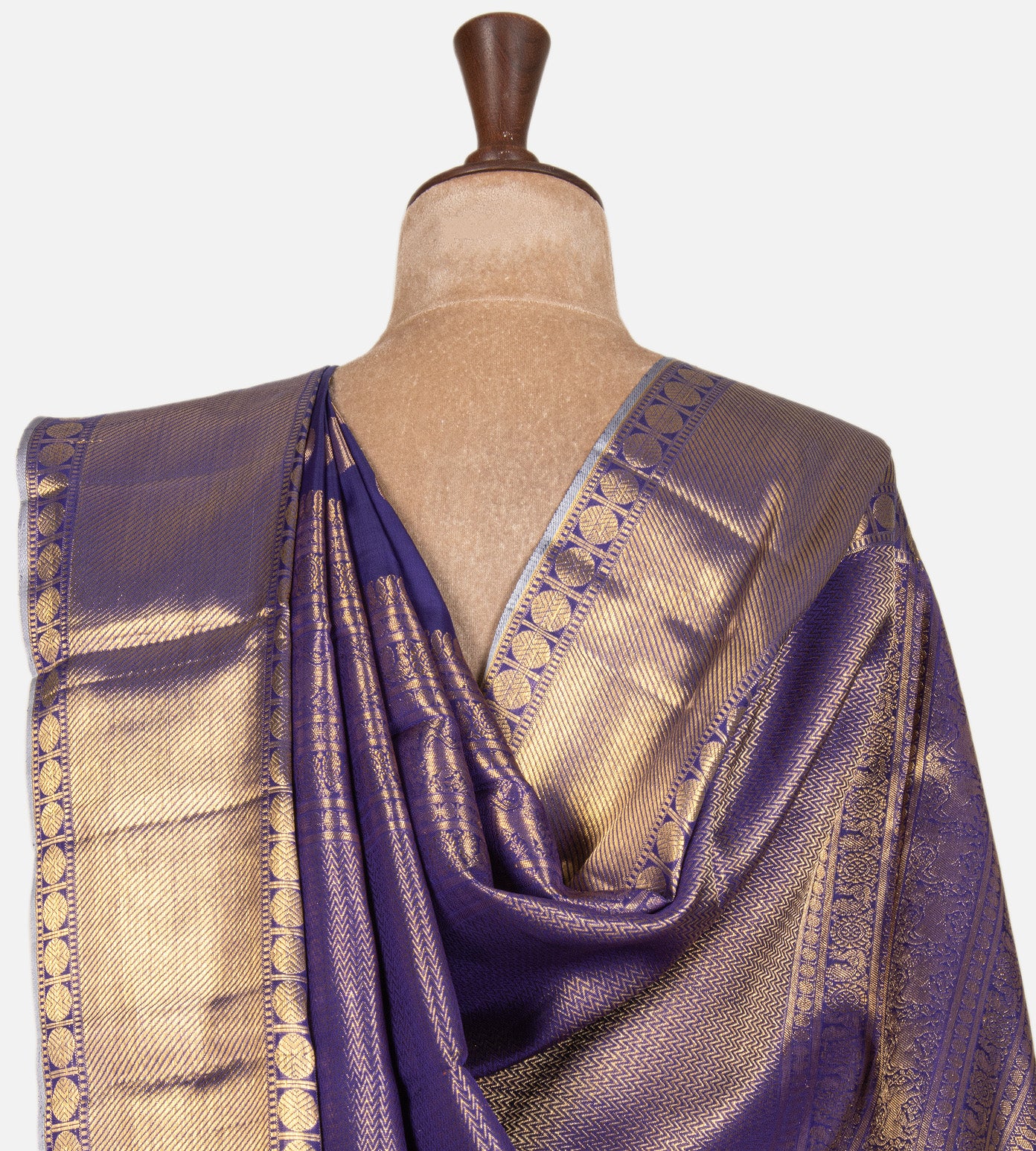 Blue Kanchipuram Silk Saree