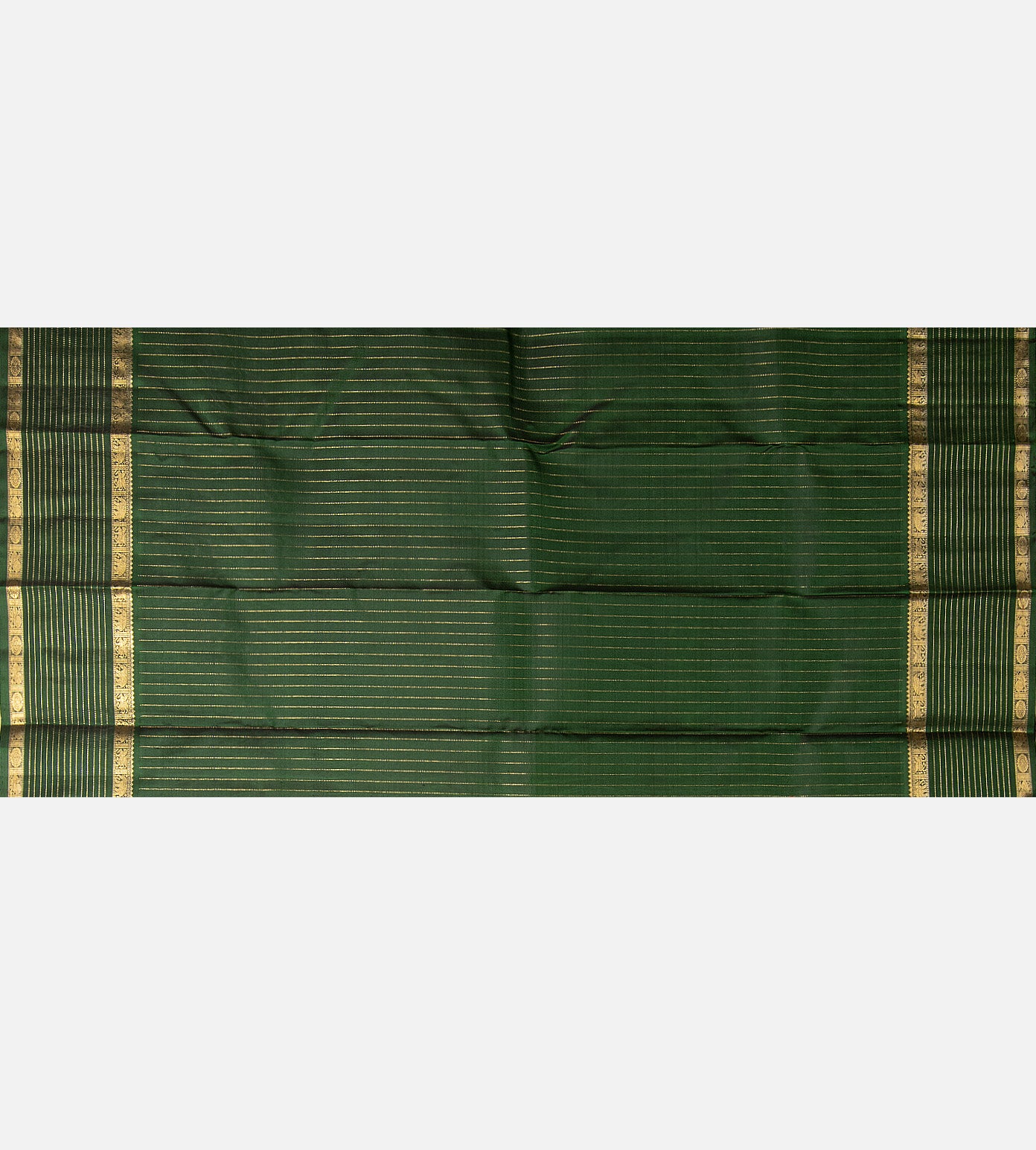Rust Red Kanchipuram Silk Saree