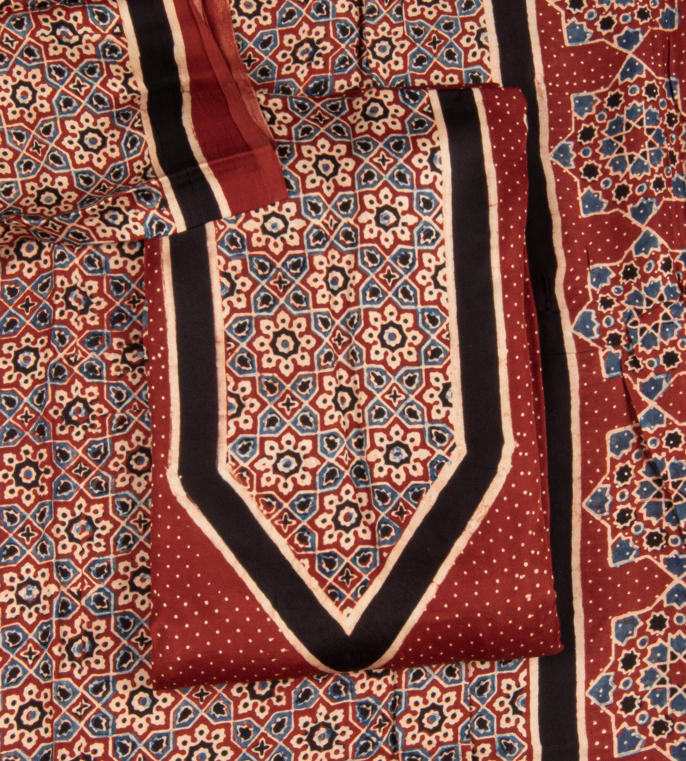 Maroon Modal Silk Salwar