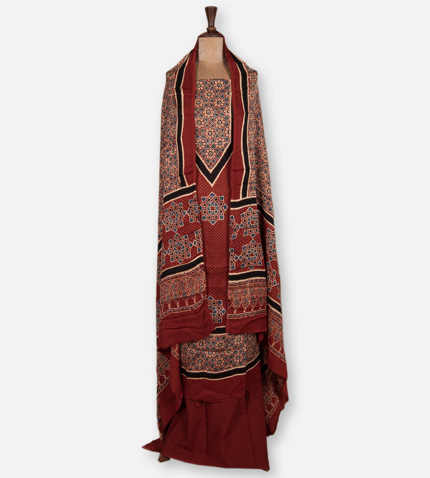 Maroon Modal Silk Salwar