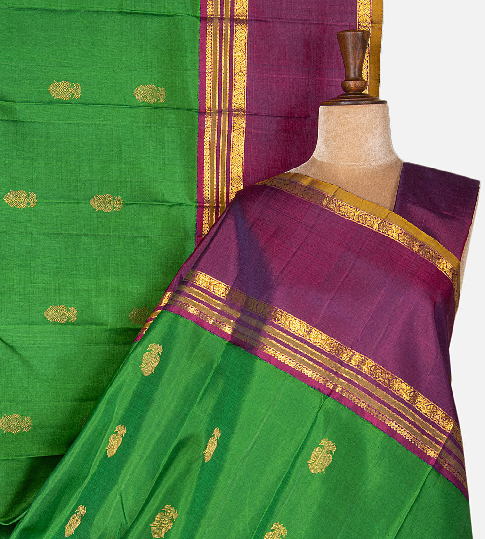 Green Kanchipuram Silk Saree