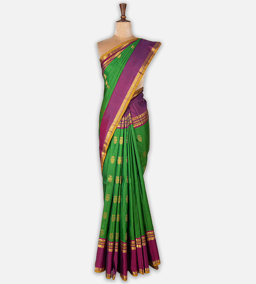 Green Kanchipuram Silk Saree