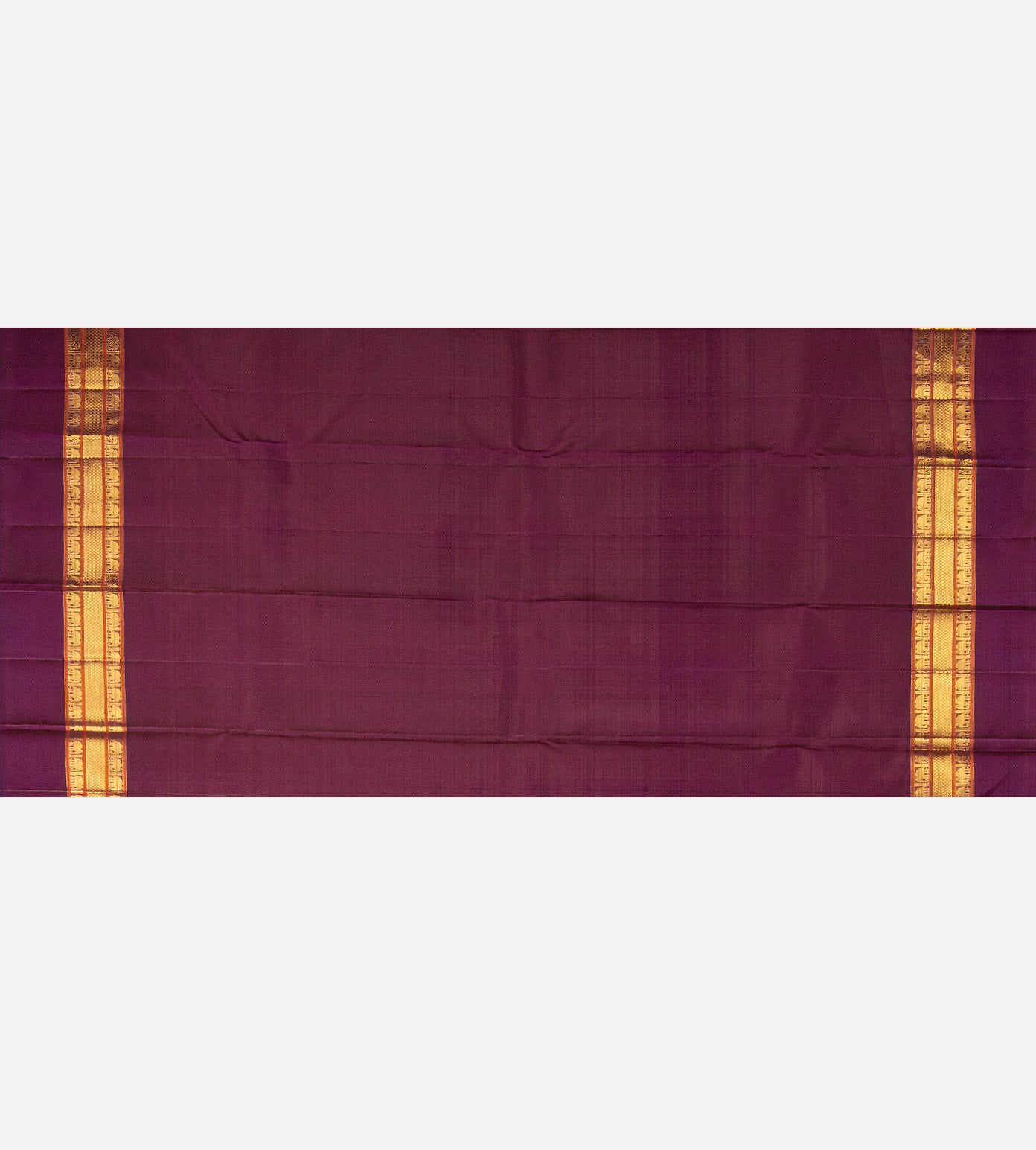 Dark Pink Kanchipuram Silk Saree