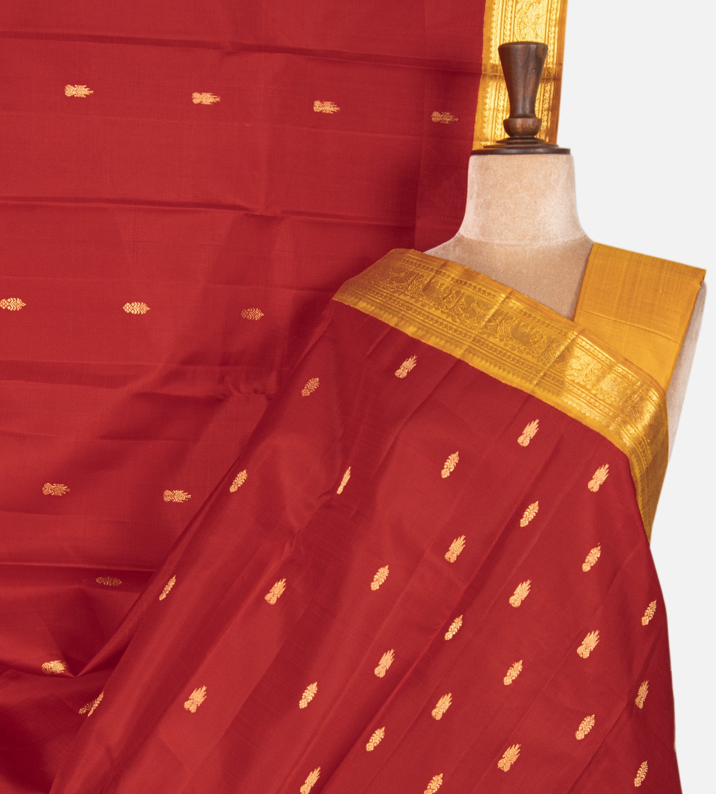 Red Kanchipuram Silk Saree