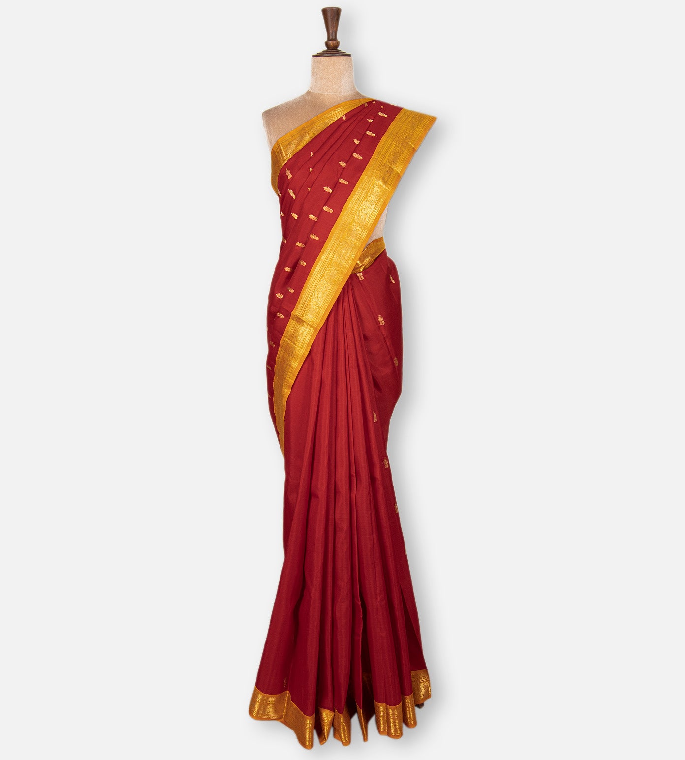 Red Kanchipuram Silk Saree