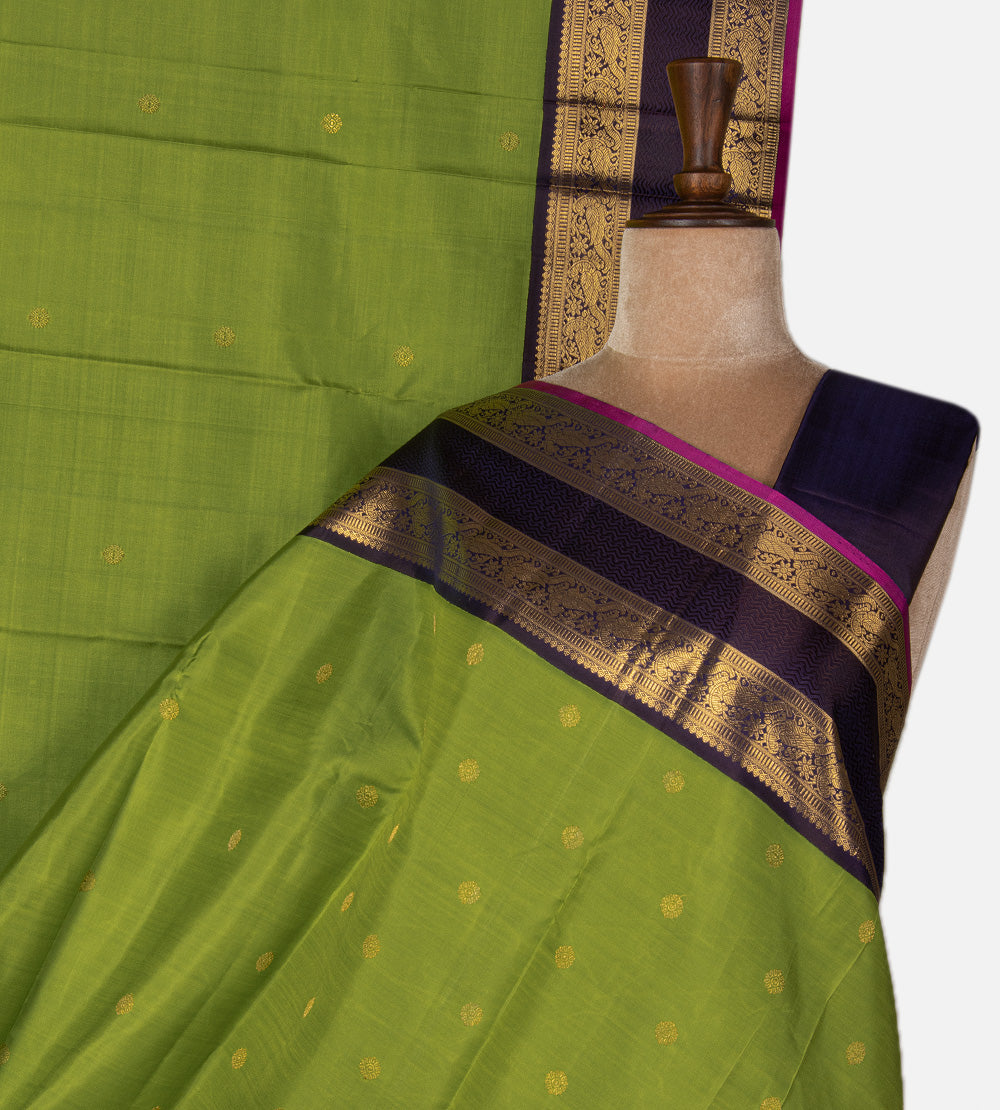 Green Kanchipuram Silk Saree