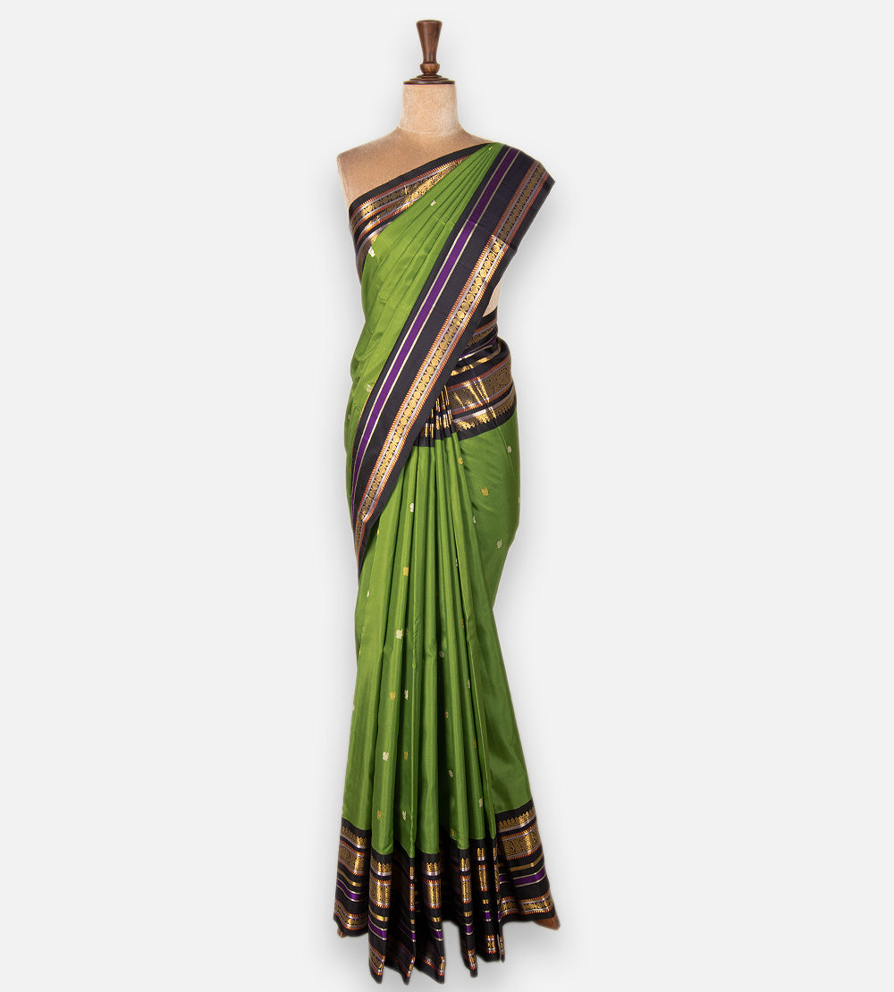 Green Kanchipuram Silk Saree