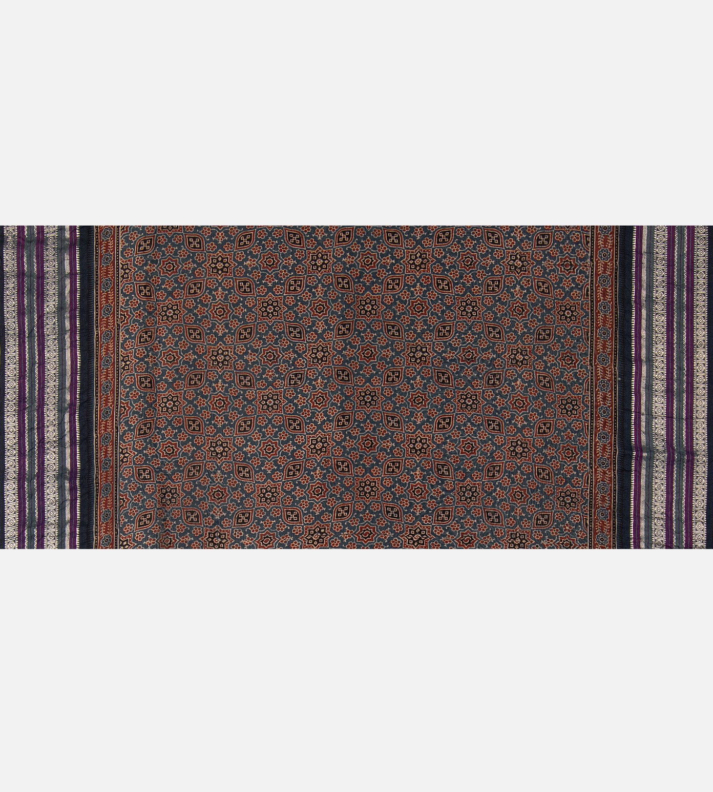 Blue Chanderi Cotton Saree