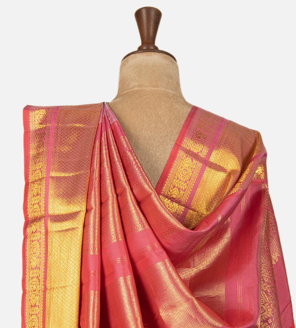 Grey Kanchipuram Silk Saree