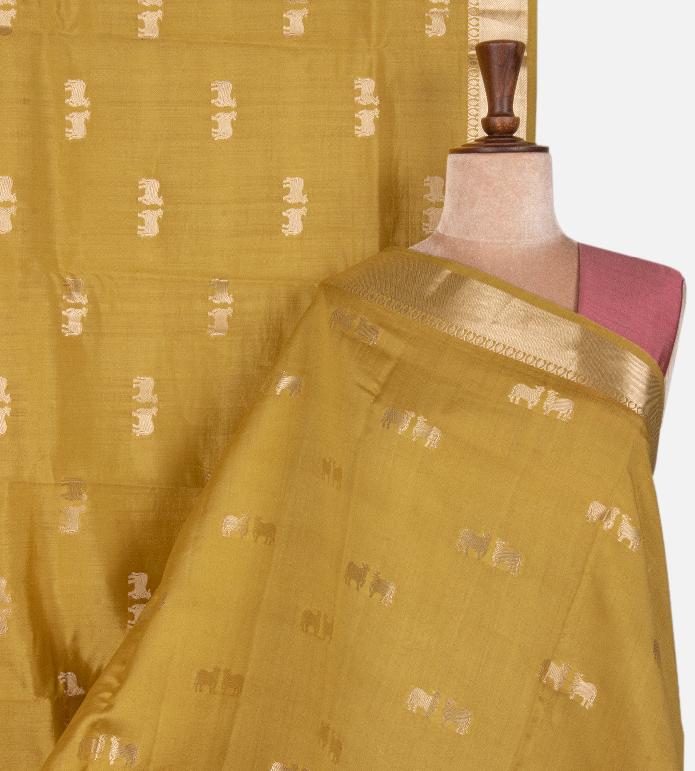 Gold Colour Chaniya Silk Saree