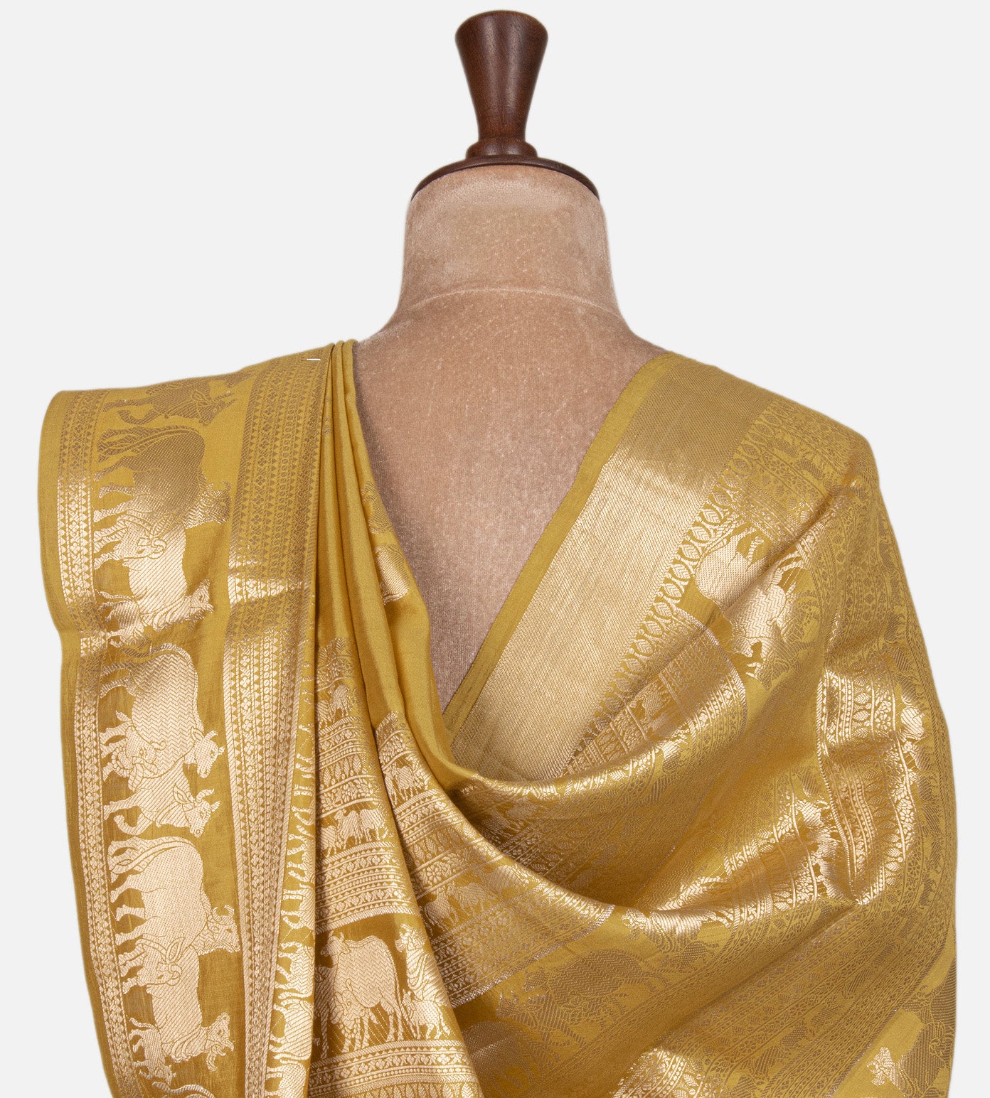 Gold Colour Chaniya Silk Saree