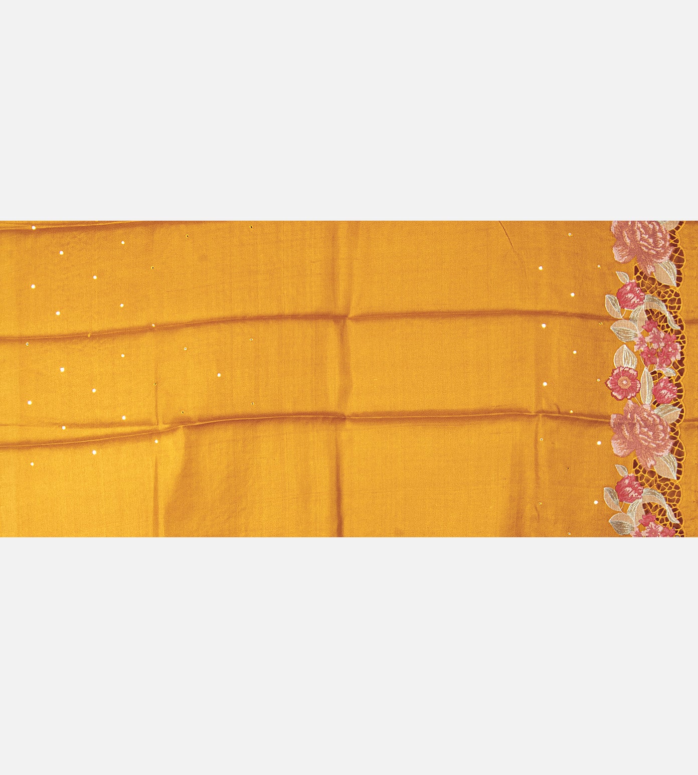 Yellow Tussar Saree