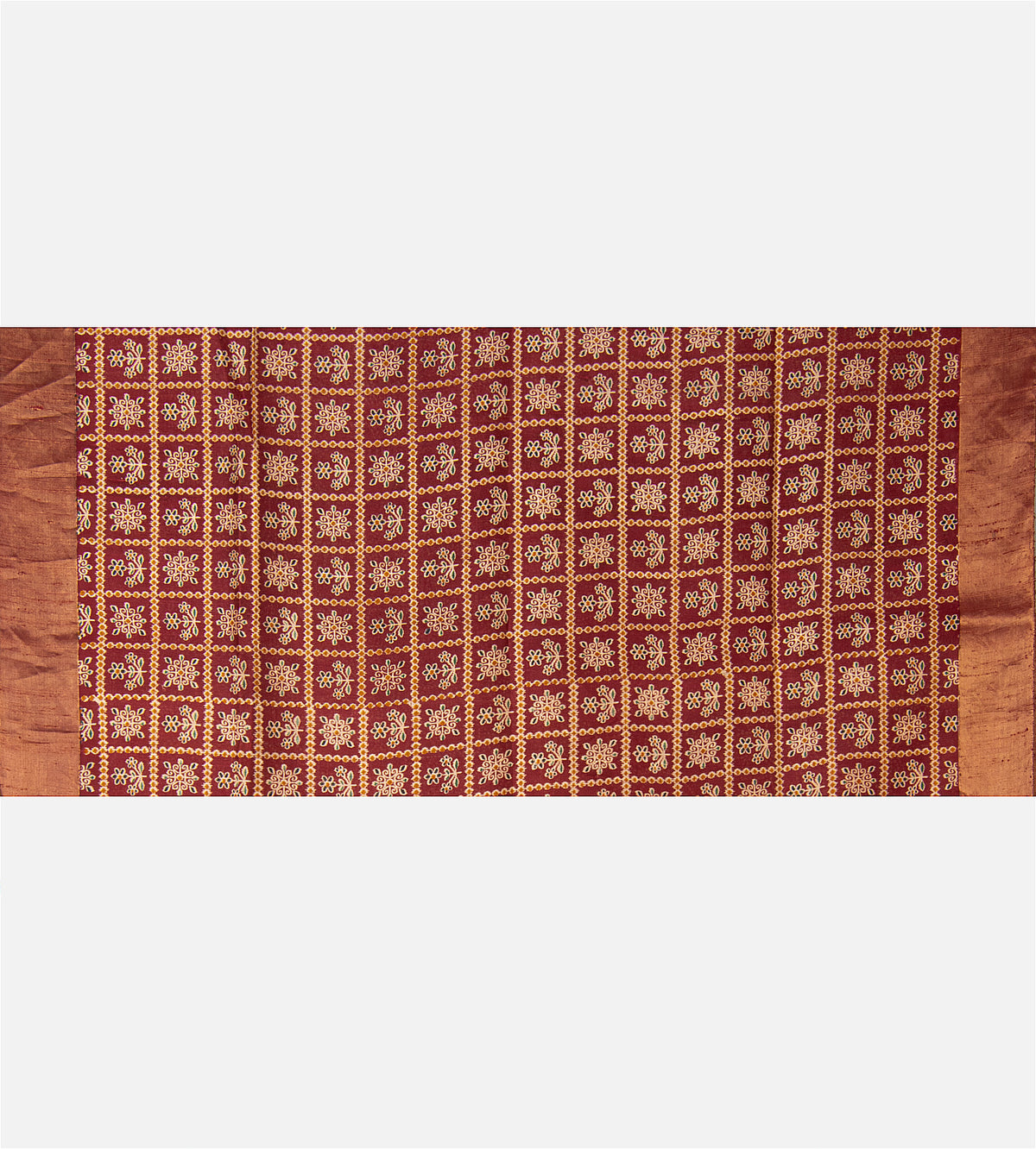 Maroon Raw Silk Saree