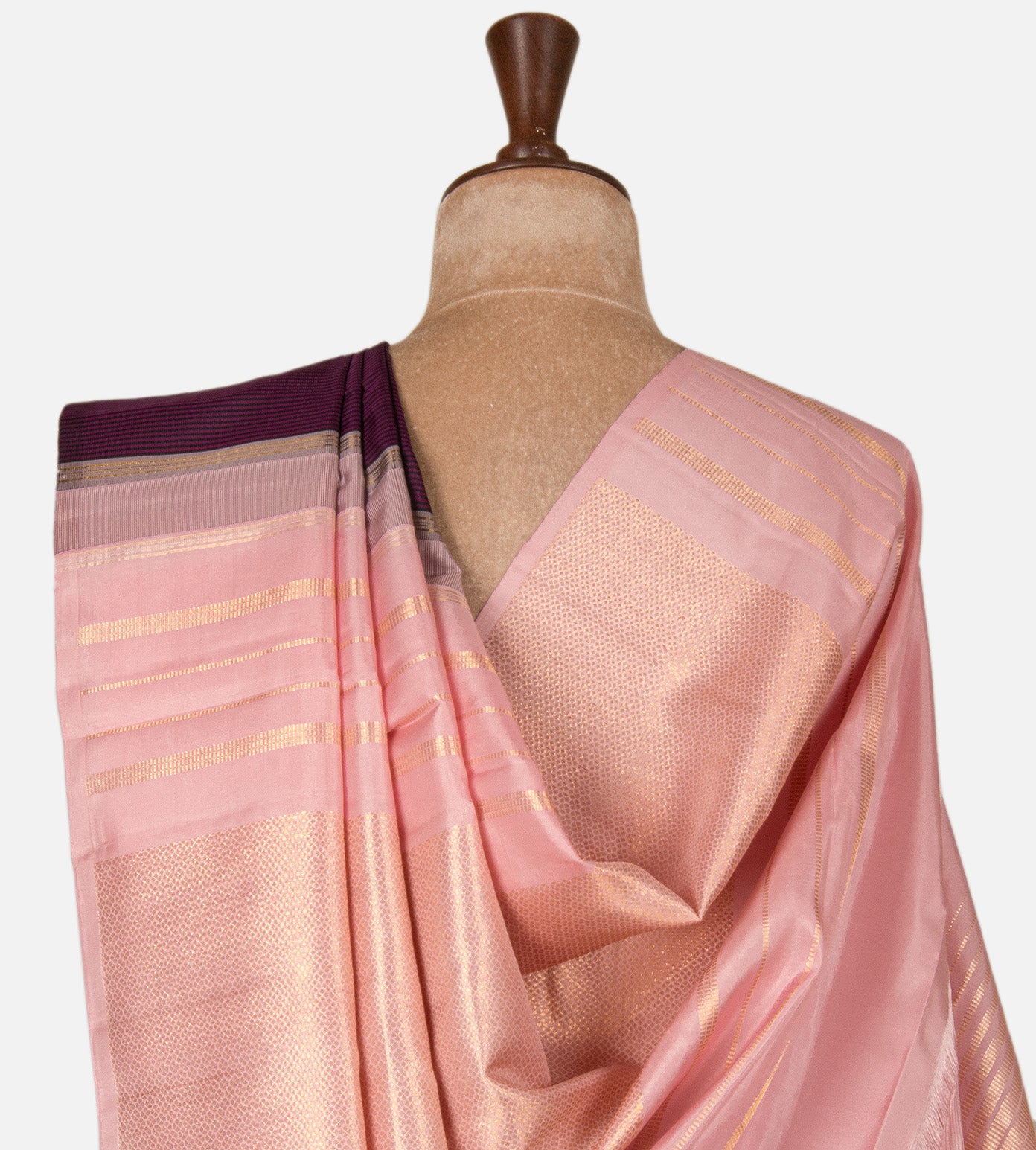 Purple Kanchipuram Silk Saree