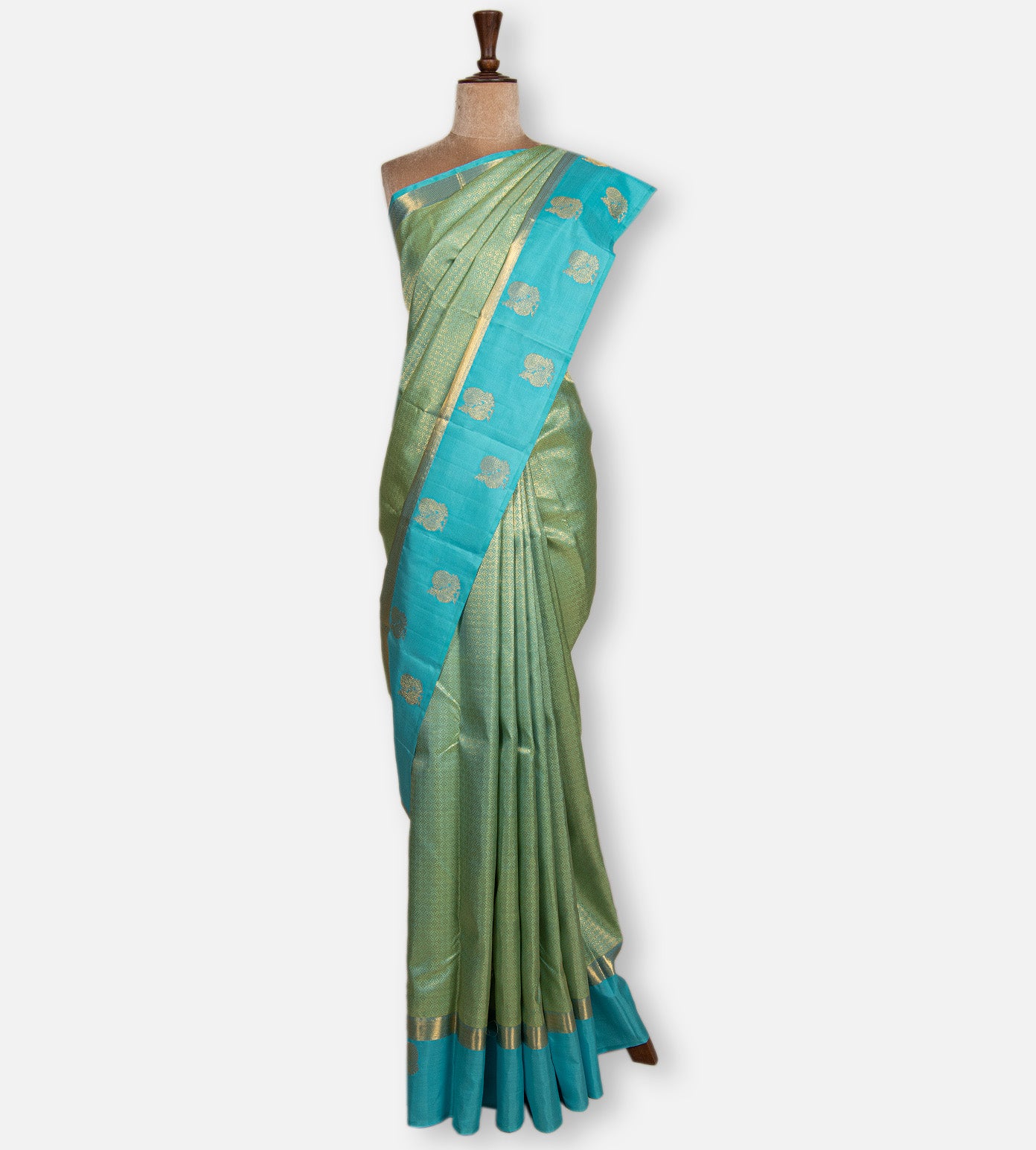 Green Kanchipuram Silk Saree