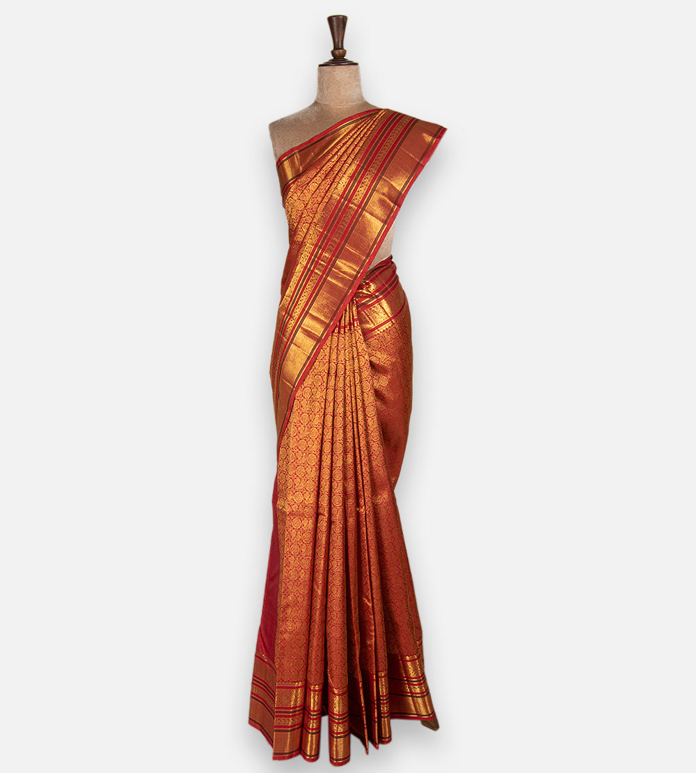 Red Kanchipuram Silk Saree