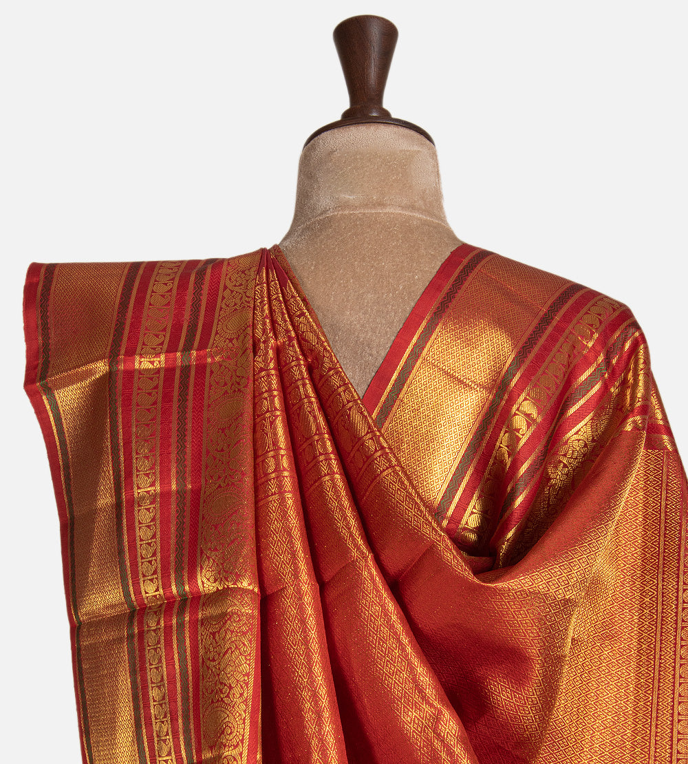 Red Kanchipuram Silk Saree