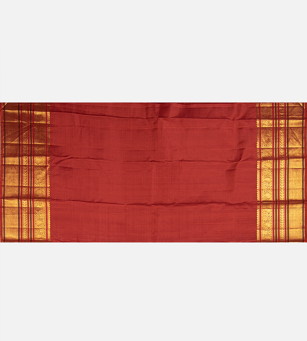 Red Kanchipuram Silk Saree