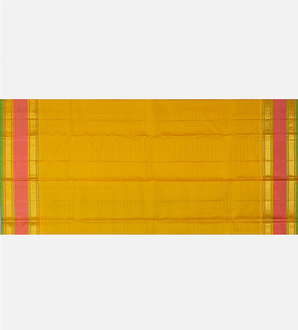 Multicolour Kanchipuram Silk Saree